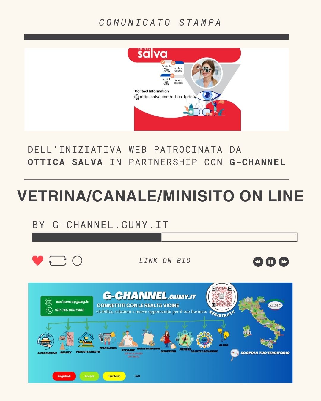 Comunicato Stampa Ottica Salva Comunicato Stampa Ottica Salva